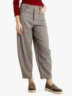 Miho'S Pantaloni a fantasia da donna gamba larga