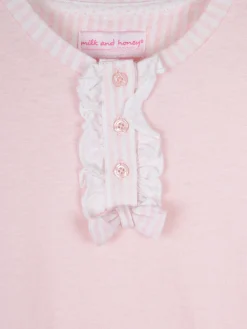 Milk And Honey Pigiama serafino in cotone