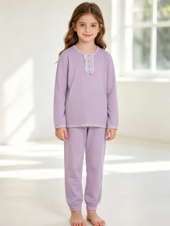 Milk And Honey Pigiama serafino in cotone