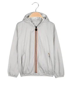 Milk Pub Giacca a vento da bambino con cappuccio e zip - beige