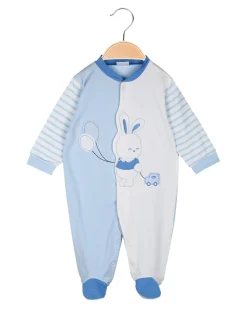 Milk Pub Tutina da neonato in cotone con bavaglia in coordinato