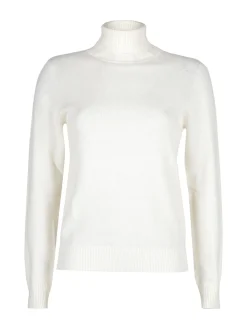 Mimoii Maglione dolcevita da donna in misto lana e cashemere