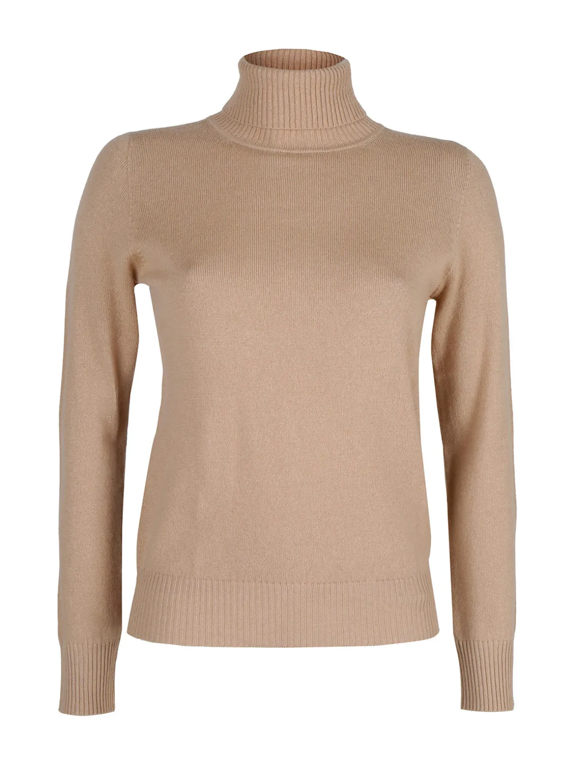 Mimoii Maglione dolcevita da donna in misto lana e cashemere