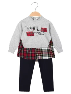 Mini Rap Completo neonata 2 pezzi felpa + leggings