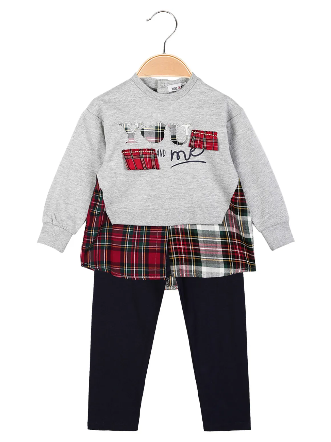 Mini Rap Completo neonata 2 pezzi felpa + leggings