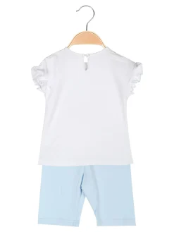 Miss Bellina Completo corto da neonata con t-shirt e leggings corti