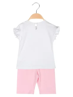 Miss Bellina Completo corto da neonata con t-shirt e leggings corti