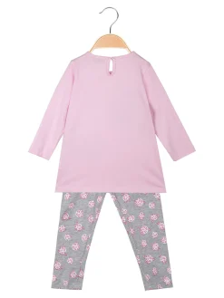 Miss Bellina Completo da neonata 2 pezzi con dettagli strass
