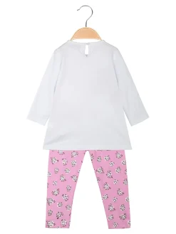 Miss Bellina Completo da neonata 2 pezzi con dettagli strass