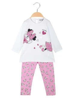 Miss Bellina Completo da neonata 2 pezzi con dettagli strass