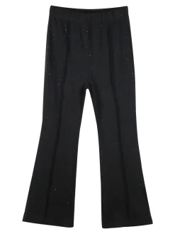 Miss Bellina Completo 2 pezzi da bambina con pantalone luccicante - rosa