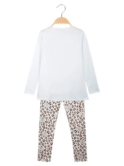 Miss Bellina Completo 2 pezzi da bambina con maglietta e leggings