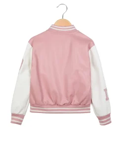 Miss Brum Giacca bomber da bambina in ecopelle
