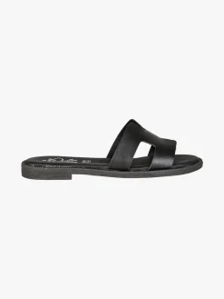Miss Desiree Ciabatte donna con plantare in pelle - nero
