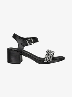 Miss Desiree Sandali da donna con strass e tacco largo