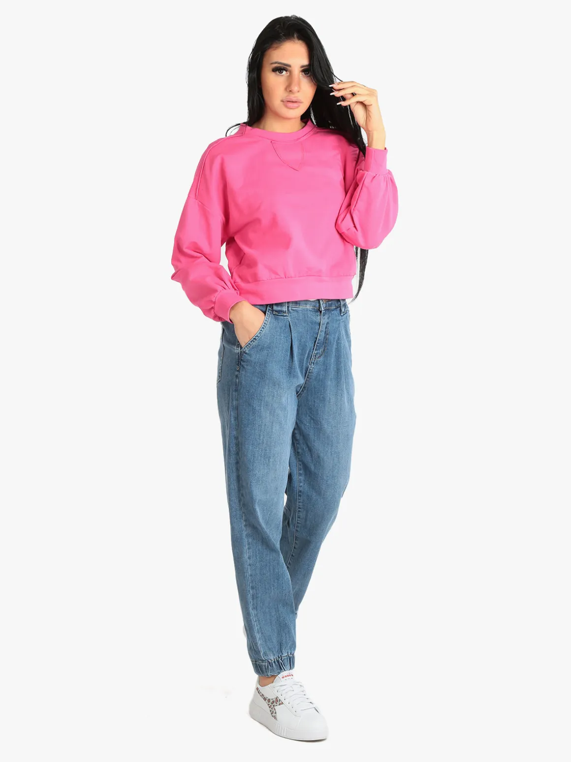 Miss Fancy Jeans baggy da donna