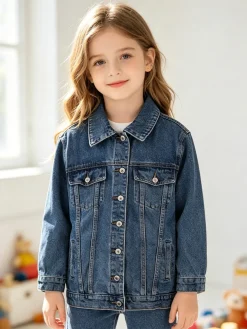 Miss & Girl Giacca in jeans da bambina