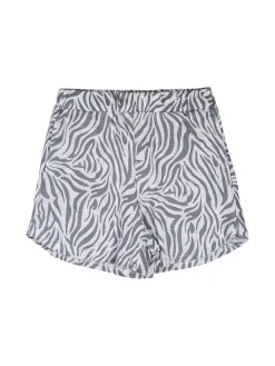 Miss Image Completo corto da ragazza in cotone con top e shorts - bianco