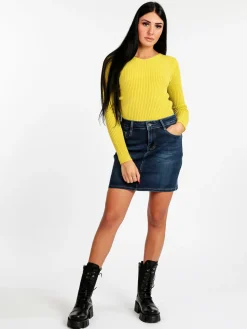 Miss Natalie Gonna corta in jeans