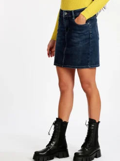 Miss Natalie Gonna corta in jeans