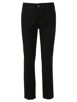 Miss Natalie Pantaloni donna jeans push-up taglie grandi - nero