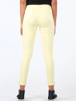 Miss Two Pantaloni gialli a vita alta