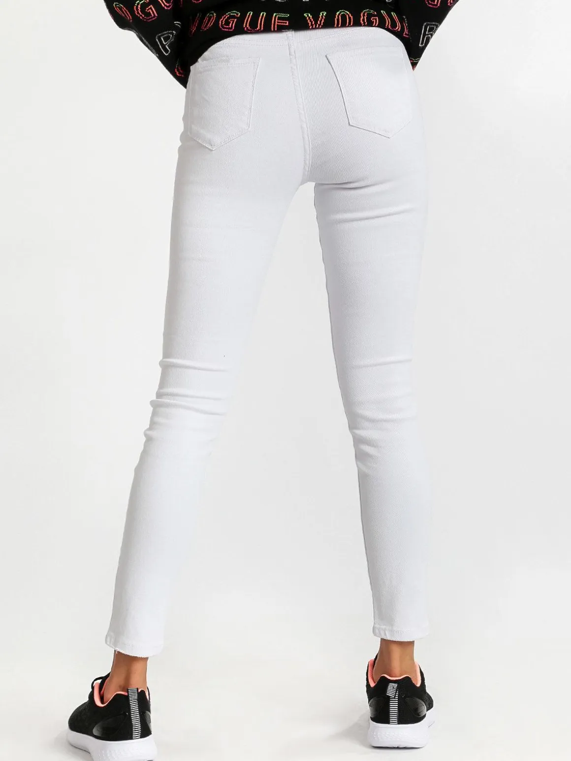 Miti Baci Pantaloni skinny bianchi