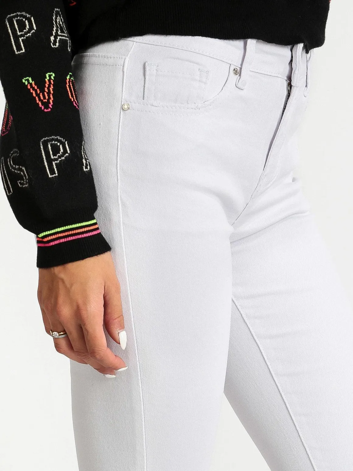 Miti Baci Pantaloni skinny bianchi