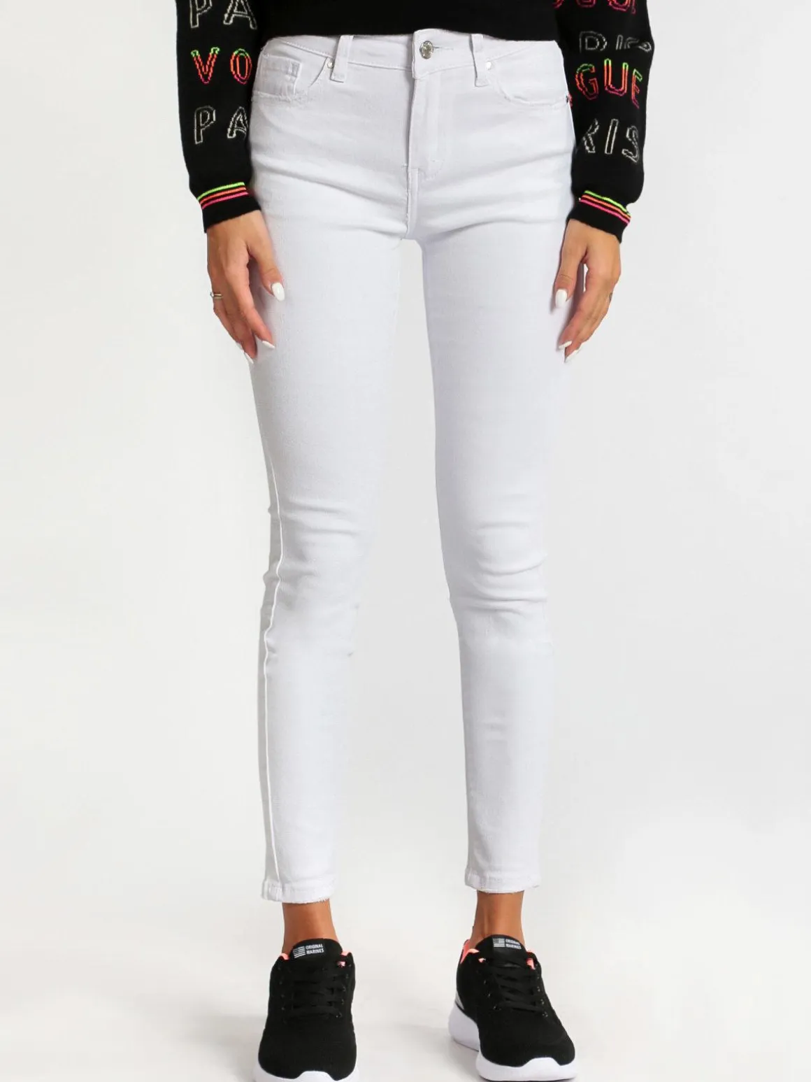 Miti Baci Pantaloni skinny bianchi