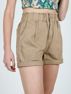 Miti Baci Shorts in jeans da donna a vita alta