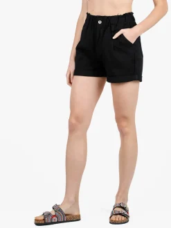 Miti Baci Shorts in jeans da donna a vita alta