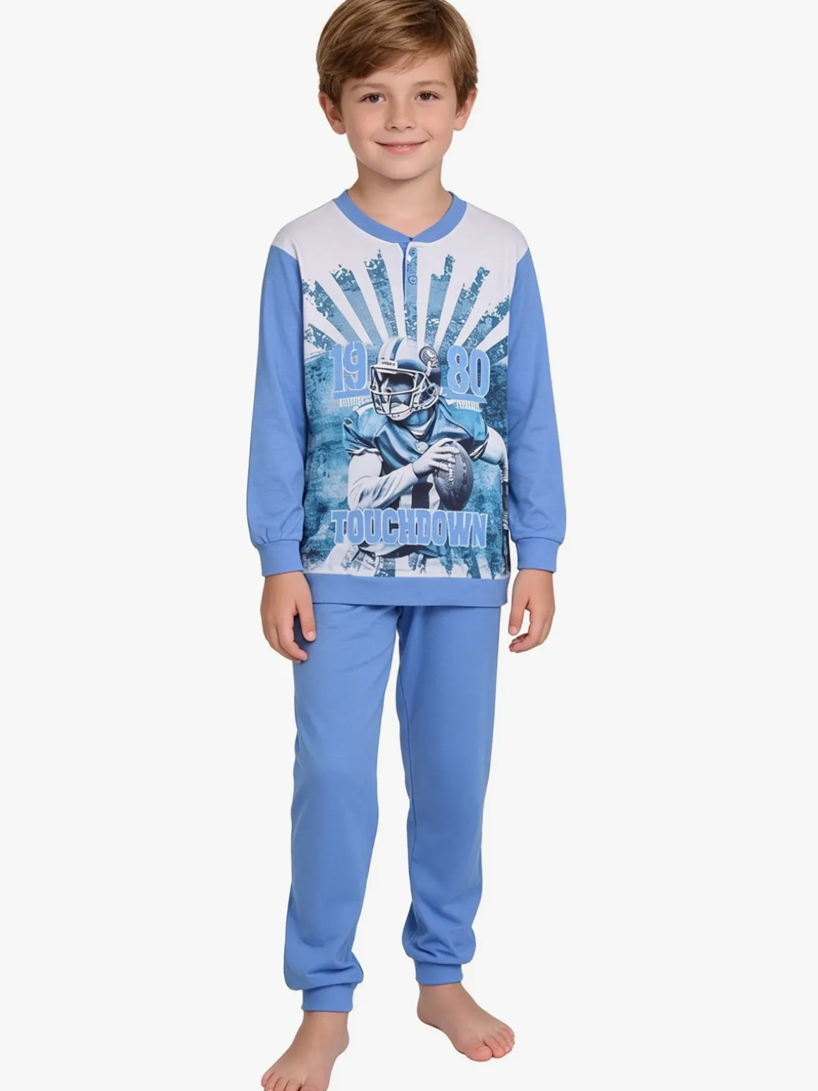 Mix'N Match Pigiama lungo in cotone bambino