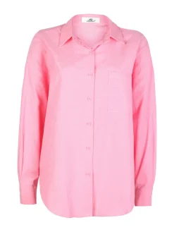 Mochy Maxi camicia donna oversize in cotone