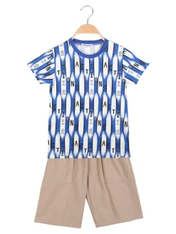 Moda Junior Completo corto da bambino 2 pezzi
