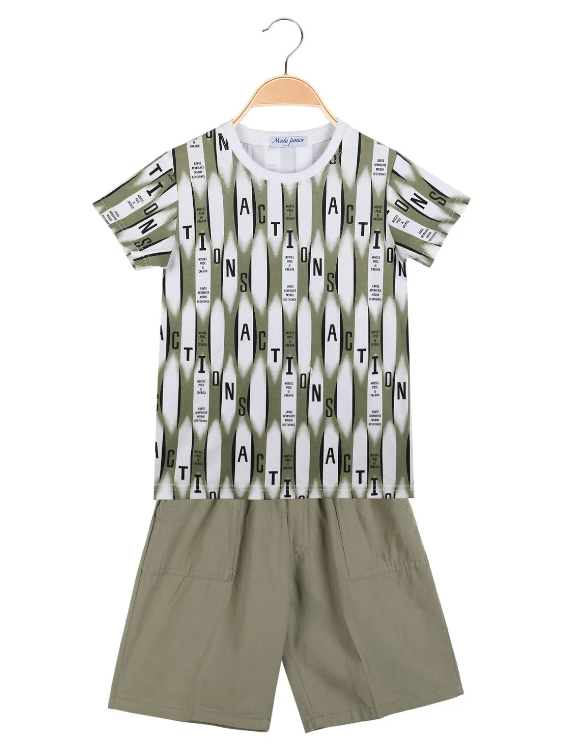 Moda Junior Completo corto da bambino 2 pezzi