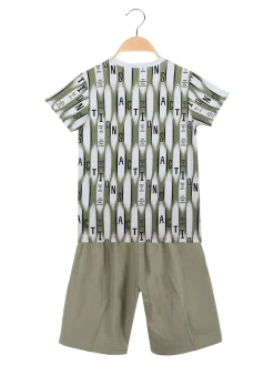 Moda Junior Completo corto da bambino 2 pezzi