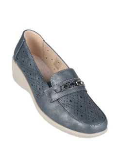 Moenia Ballerine con fibbia e zeppa da donna