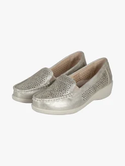 Moenia Mocassini donna comfort con zeppa
