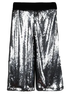 Molecola Pantaloni palazzo con paillettes