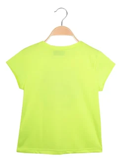 Molecola T-shirt fluo con stampa
