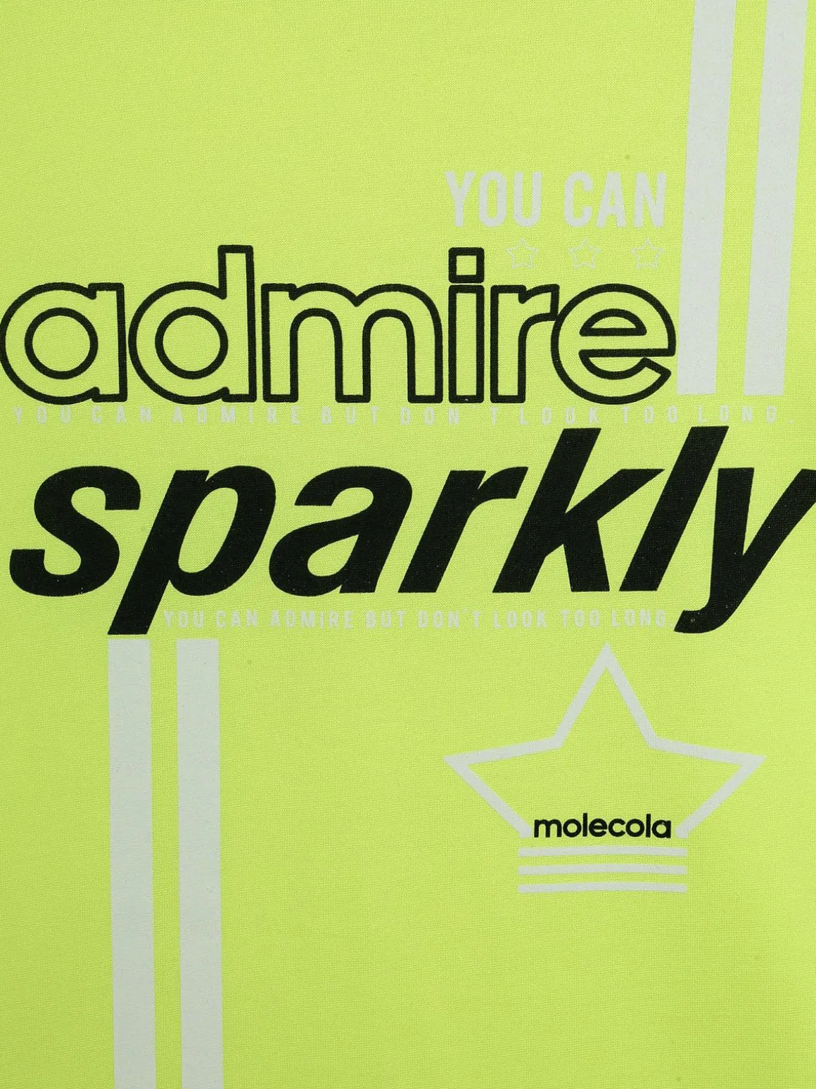 Molecola T-shirt girocollo con scritte