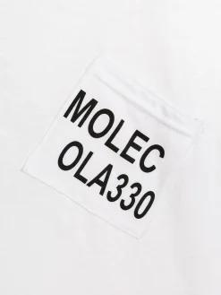 Molecola T-shirt in cotone con taschino