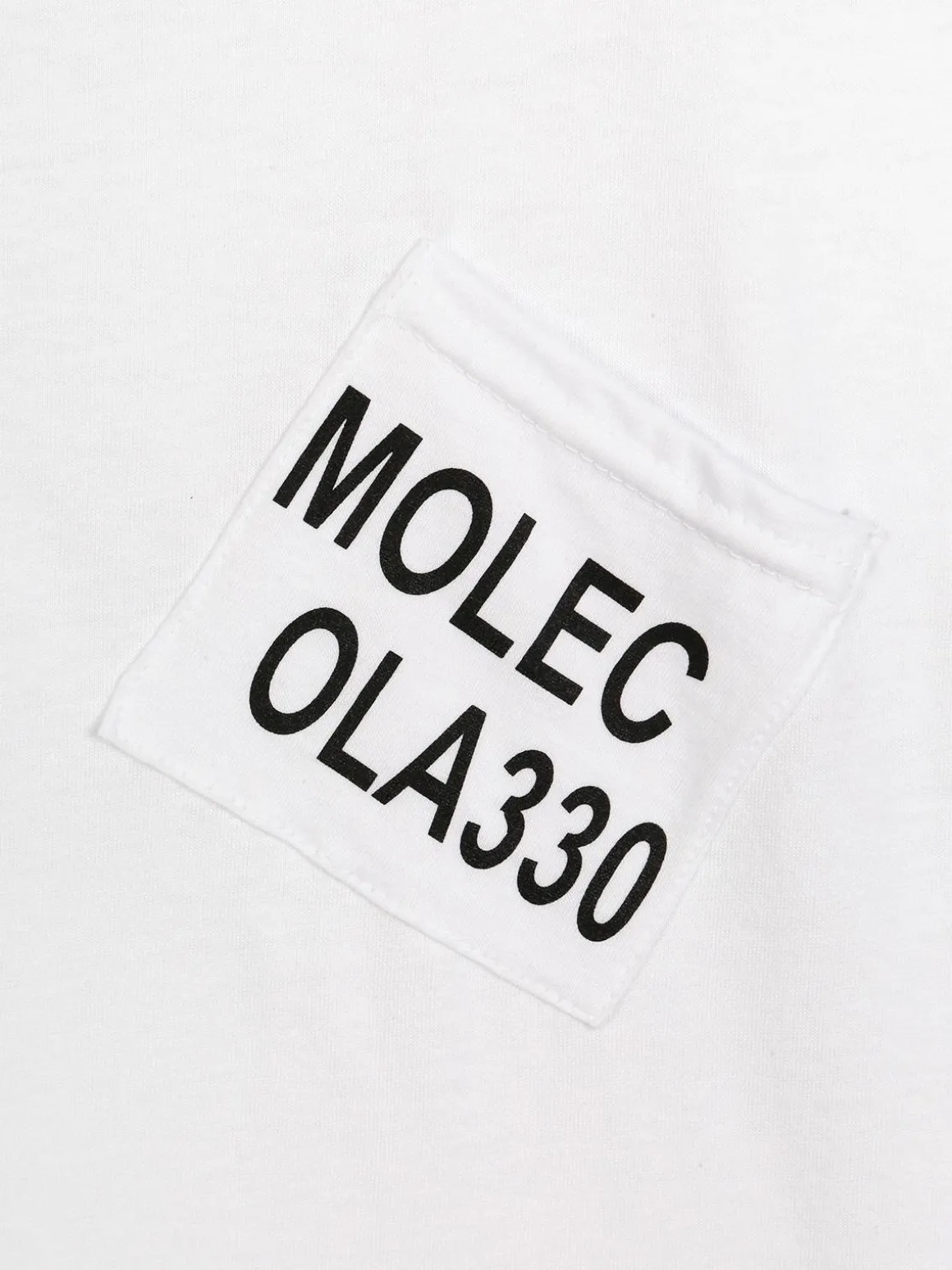 Molecola T-shirt in cotone con taschino
