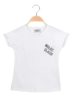 Molecola T-shirt in cotone con taschino