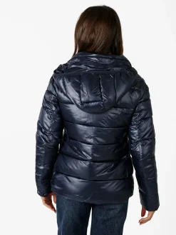 Monte Cervino Giubbotto donna con cappuccio e zip - blu scuro