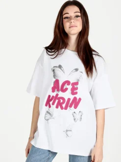 Monte Cervino Maxi t-shirt donna oversize con stampa