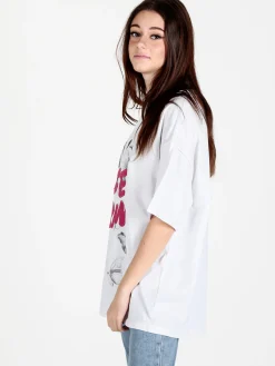 Monte Cervino Maxi t-shirt donna oversize con stampa