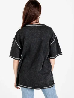 Monte Cervino Maxi t-shirt donna oversize con stampa