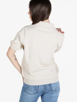 Monte Cervino Polo donna in maglia a maniche corte