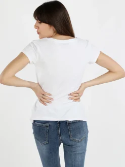 Monte Cervino T-shirt donna con stampa e strass